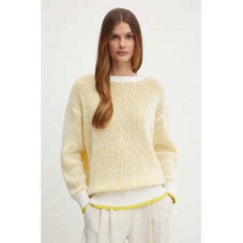 MAX&Co. pulover femei, culoarea alb, 2416361042200