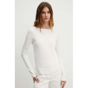 MAX&Co. pulover femei, culoarea alb, light, 2416361062200