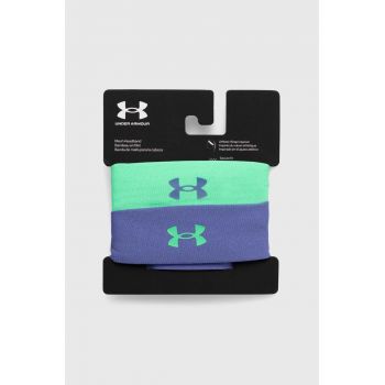 Under Armour bentite pentru cap Mesh 2-pack culoarea verde