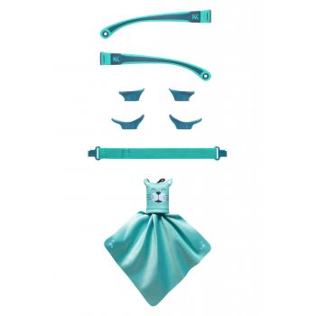 Kit accesorii pentru ochelari de soare MOKKI Click&Change, bleu
