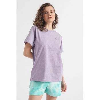 Tricou relaxed fit cu logo discret Vintage Tee