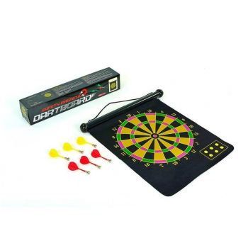 Joc interactiv Magnetic Dart Board, 6 sageti incluse, 44,5x37 cm