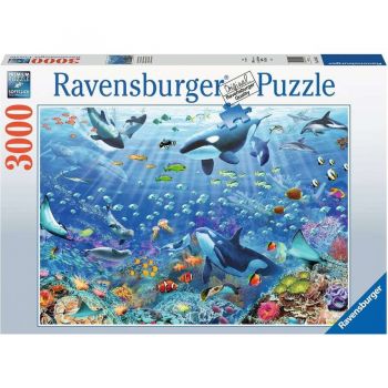 Jucarie Puzzle Colorful Underwater Fun (3000 pieces)