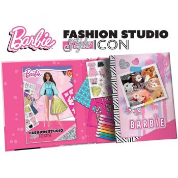 Set  Colorat Activitati Barbie   Fashion Icon Multicolor