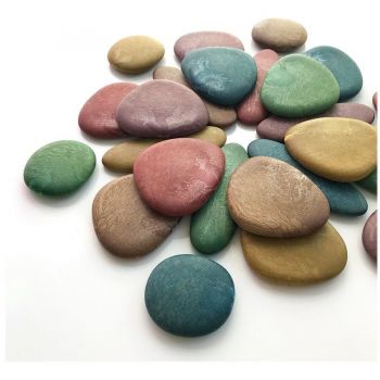 Set De Activitati Cu Pietricele Junior Rainbow Eco-Pebbles