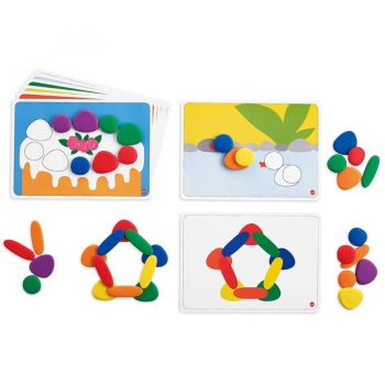 Set De Activitati Cu Pietricele Junior Rainbow Pebbles