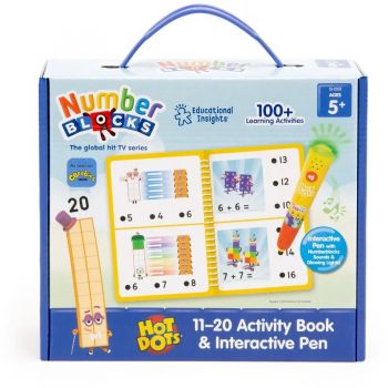 Set Hot Dots Numberblocks  11 la 20 Multicolor