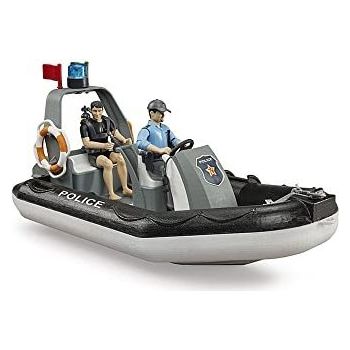 Jucarie bworld police inflatable boat, model vehicle