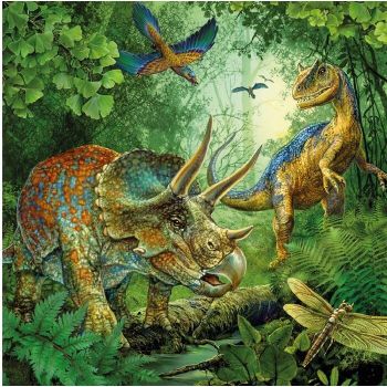 Jucarie fascination dinosaurs puzzle