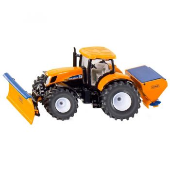 Jucarie SUPER tractor with clearing blade and spreader, model vehicle