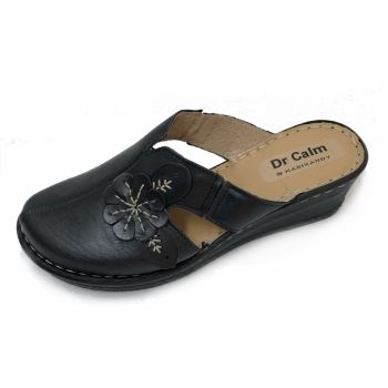 Saboti piele naturala Kiara 6009 Negru