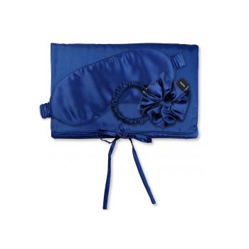 - Set de masca de noapte - saculet de transport si elastic de par - pentru calatorie 29509