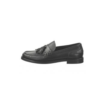 Pantofi loafer de piele cu canafi