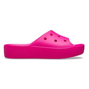Papuci Crocs Classic Platform Slide Roz - Pink Crush ieftini