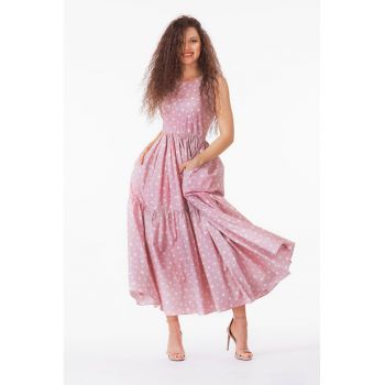 Rochie fara maneci cu buzunare laterale