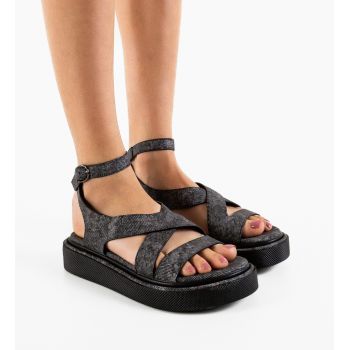 Sandale dama Greten Negre
