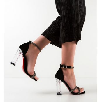Sandale dama Kimir Negre de firma originale
