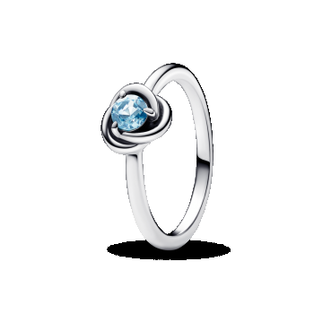 Inel Cercul eternității în nuanța albastru marin de firma original