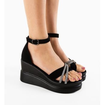 Platforme dama Abril Negre