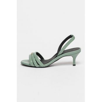 Sandale slingback de piele Core