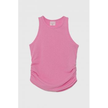 Abercrombie & Fitch top copii culoarea roz