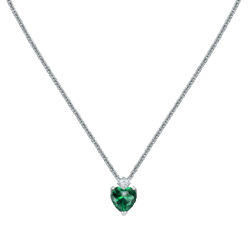 Colier Tesori Emerald în formă de inimioară, Morellato