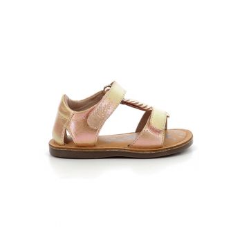 Sandale de piele cu velcro