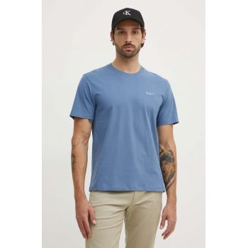 Pepe Jeans tricou din bumbac Connor barbati, neted