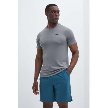 Helly Hansen tricou funcțional Lifa Active Solen culoarea gri