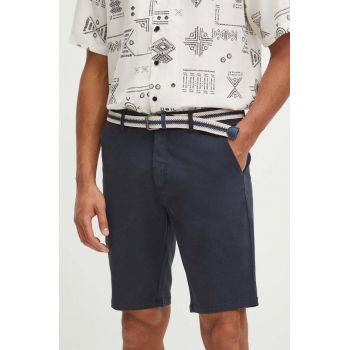Medicine pantaloni scurți bărbați, culoarea bleumarin