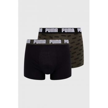 Puma boxeri 2-pack barbati, culoarea verde, 938324