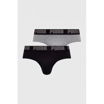 Puma slip 2-pack barbati, culoarea gri, 938322