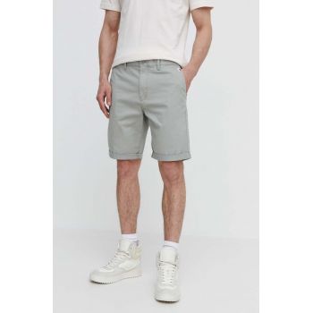 Tommy Jeans pantaloni scurți bărbați, culoarea gri DM0DM18812