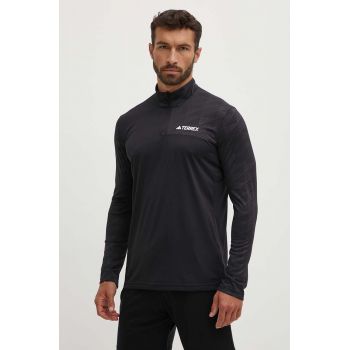 adidas TERREX tricou OUTDOOR barbati, culoarea negru, cu imprimeu, HT9501
