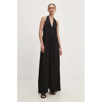 Answear Lab rochie culoarea negru, maxi, drept