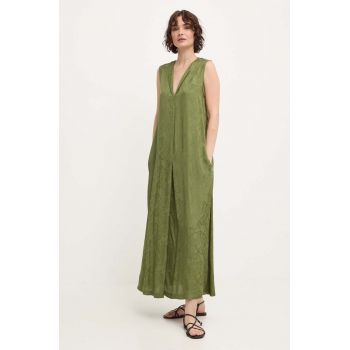 Answear Lab rochie culoarea verde, maxi, drept