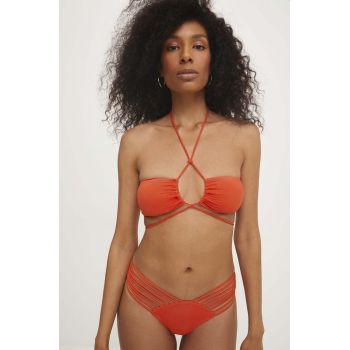 Answear Lab sutien de baie culoarea portocaliu, cupa usor rigidizata de firma original