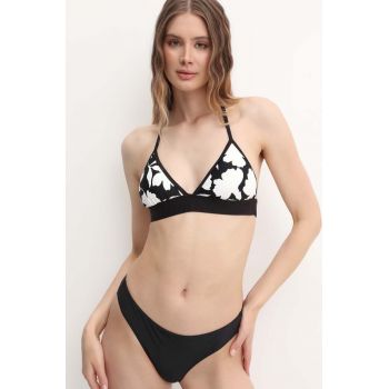 MICHAEL Michael Kors sutien de baie BIKINI TOP culoarea negru, cupa usor rigidizata, MM23171