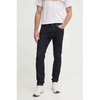 Pepe Jeans jeansi SLIM JEANS barbati, culoarea albastru marin, PM207388AB1