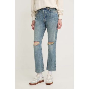 Pepe Jeans jeansi STRAIGHT JEANS UHW femei high waist, PL204593MS0