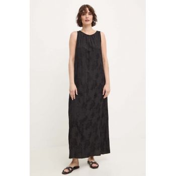 Answear Lab rochie culoarea negru, maxi, evazati