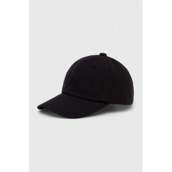 By Malene Birger șapcă de baseball din bumbac AUBRIELA culoarea negru, neted, Q72459001Z