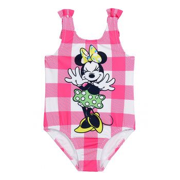 Costum de baie intreg cu imprimeu Minnie Mouse