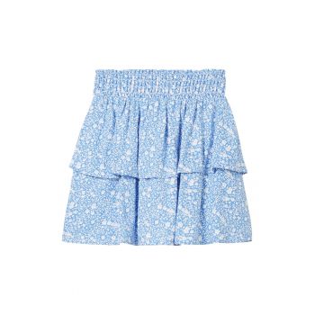 Fusta cu model floral
