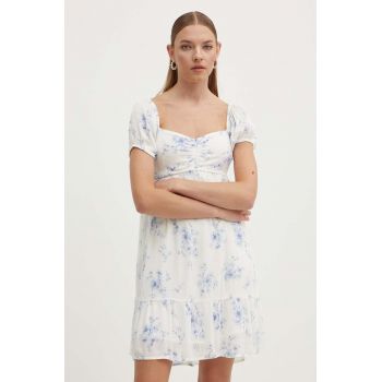 Hollister Co. rochie culoarea bej, mini, evazati