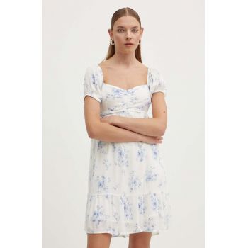 Hollister Co. rochie culoarea bej, mini, evazati