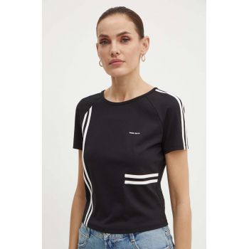 Miss Sixty tricou 6L2SJ1650000 SJ1650  S/S T-SHIRT femei, culoarea negru, 6L2SJ1650000