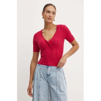Morgan pulover MCOLOR culoarea roz, MCOLOR ieftin