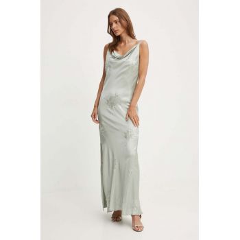 Sandro Ferrone rochie culoarea verde, maxi, evazati, SFS150XBDTEA