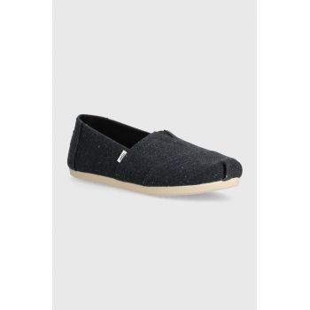 Toms espadrile Alpargata culoarea albastru marin, 10019653